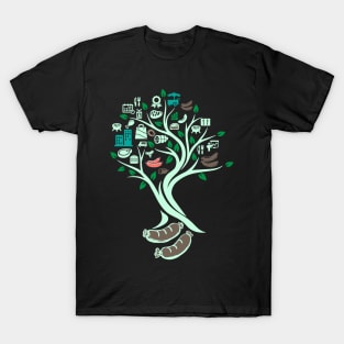 BBQ Grilling Grill Tree Of Life Yoga Celtic Viking Yggdrasil T-Shirt